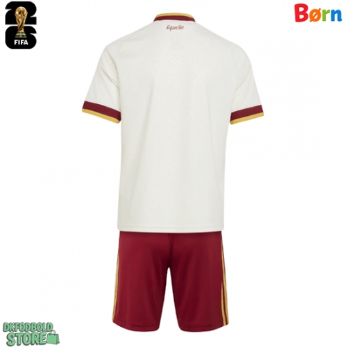 Spanien Replika Babytøj Udebanesæt Børn VM 2026 Kortærmet (+ Korte bukser)